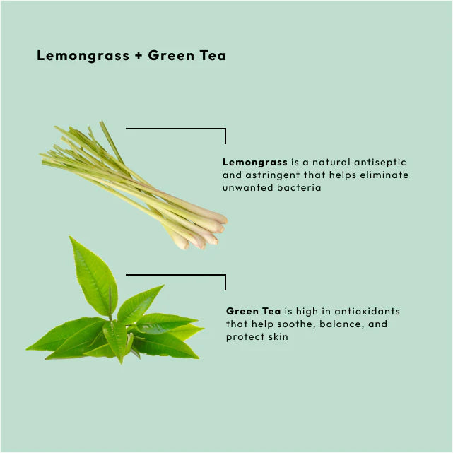 BCL Spa 4-in-1 Packet Box, Lemongrass + Green Tea