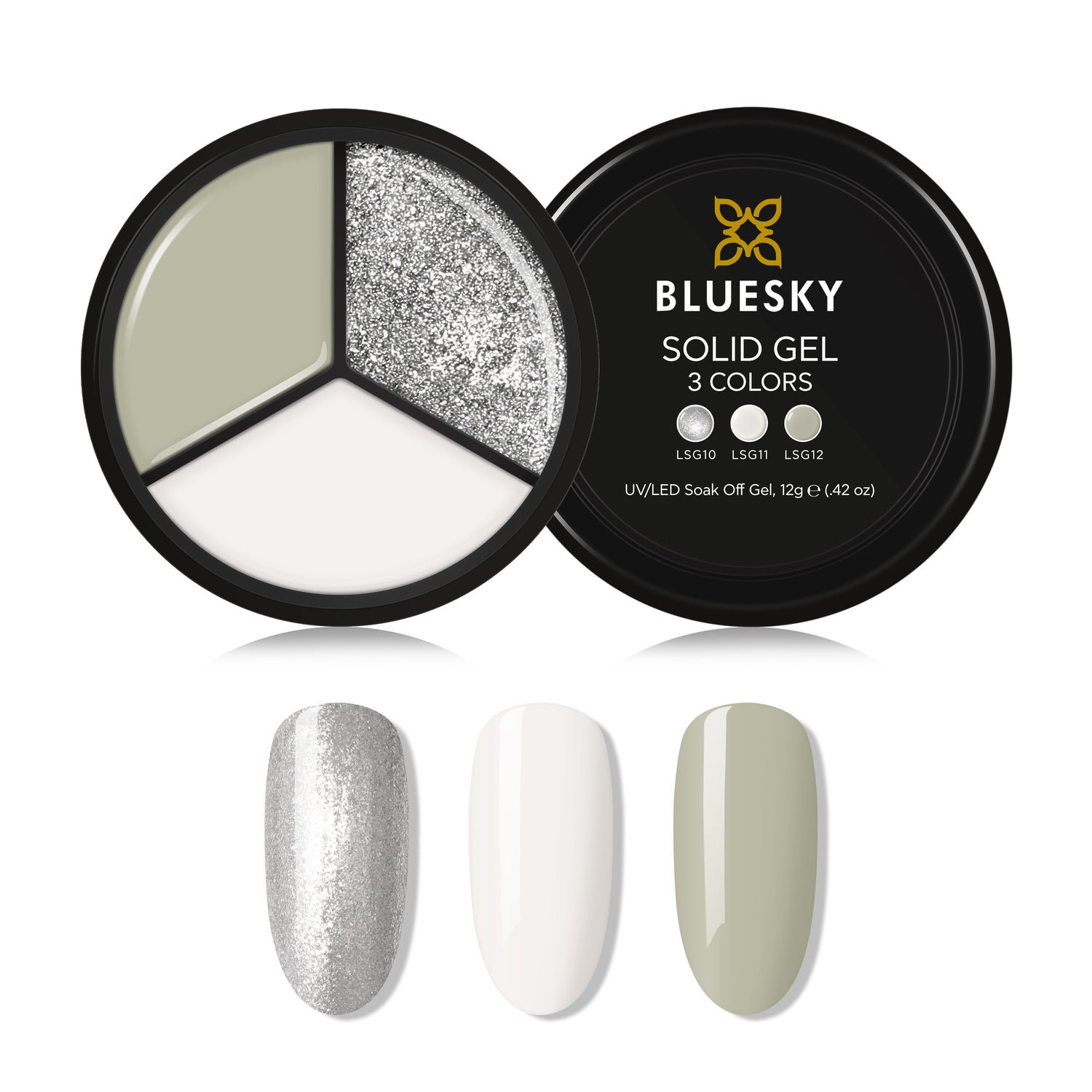 Bluesky Solid Gel Palette