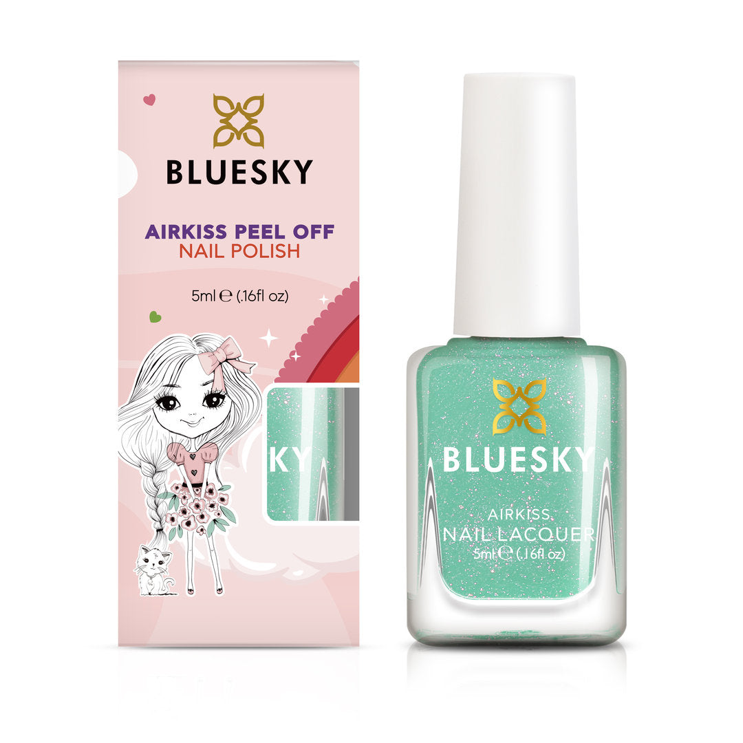 Bluesky Airkiss Peel Off Kynsilakka Turquoise Splash