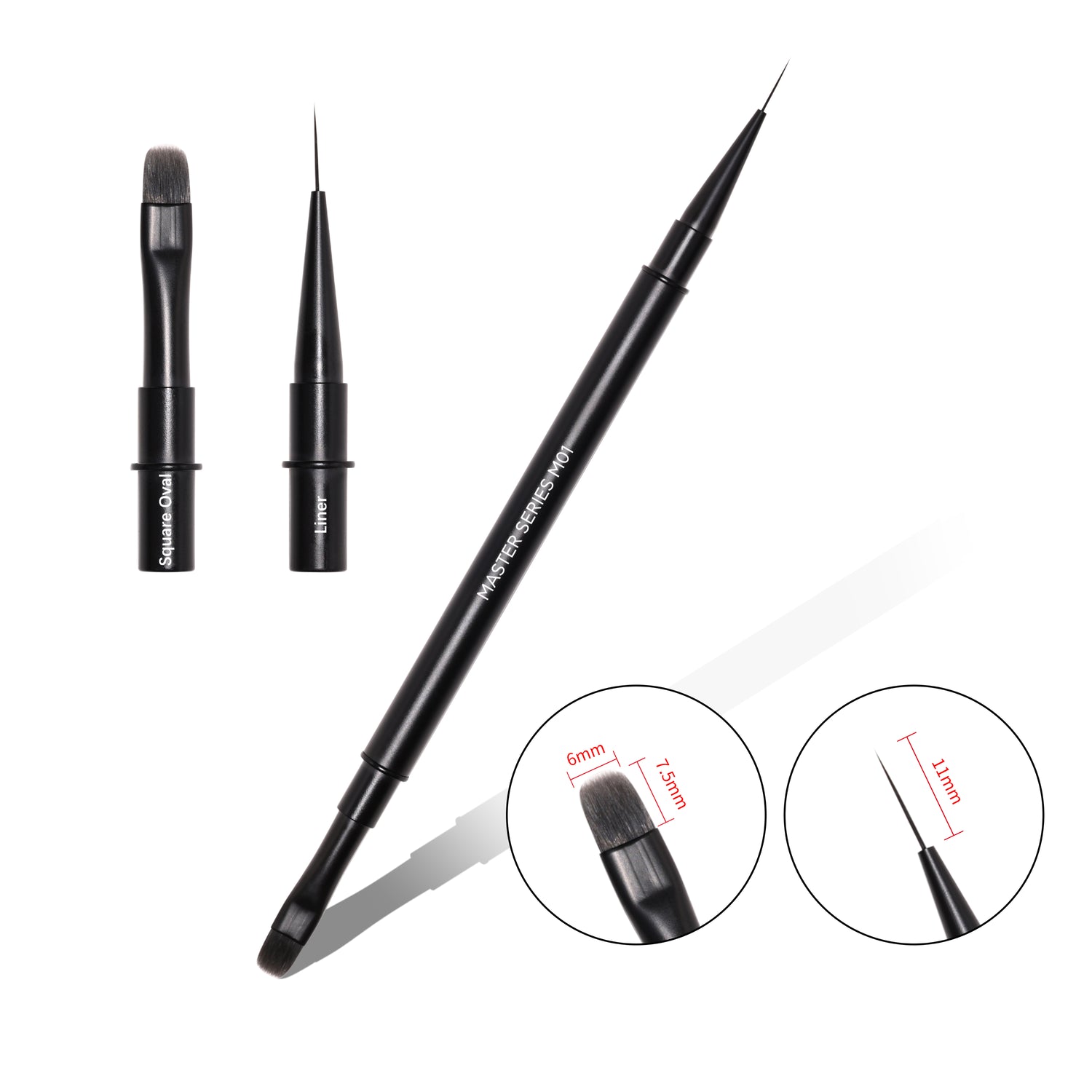 Bluesky Master Series Kaksipäinen Sivellin, M01