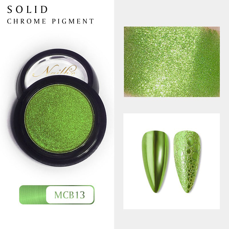 Nailfix Mirror Chrome Pigment 13 Grass Green