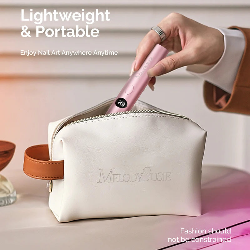 MelodySusie Mini UV/LED-lamppu, Vaaleanpunainen