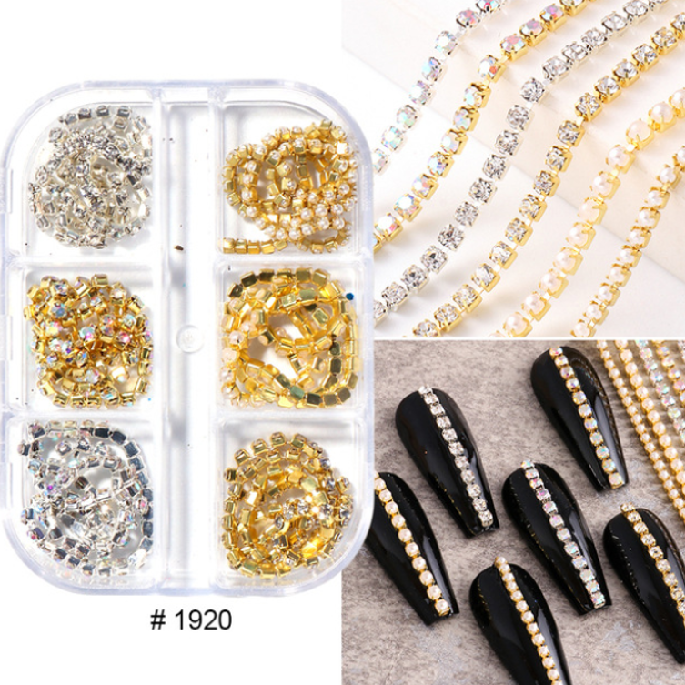 Nail Art Set Rasia, Chains