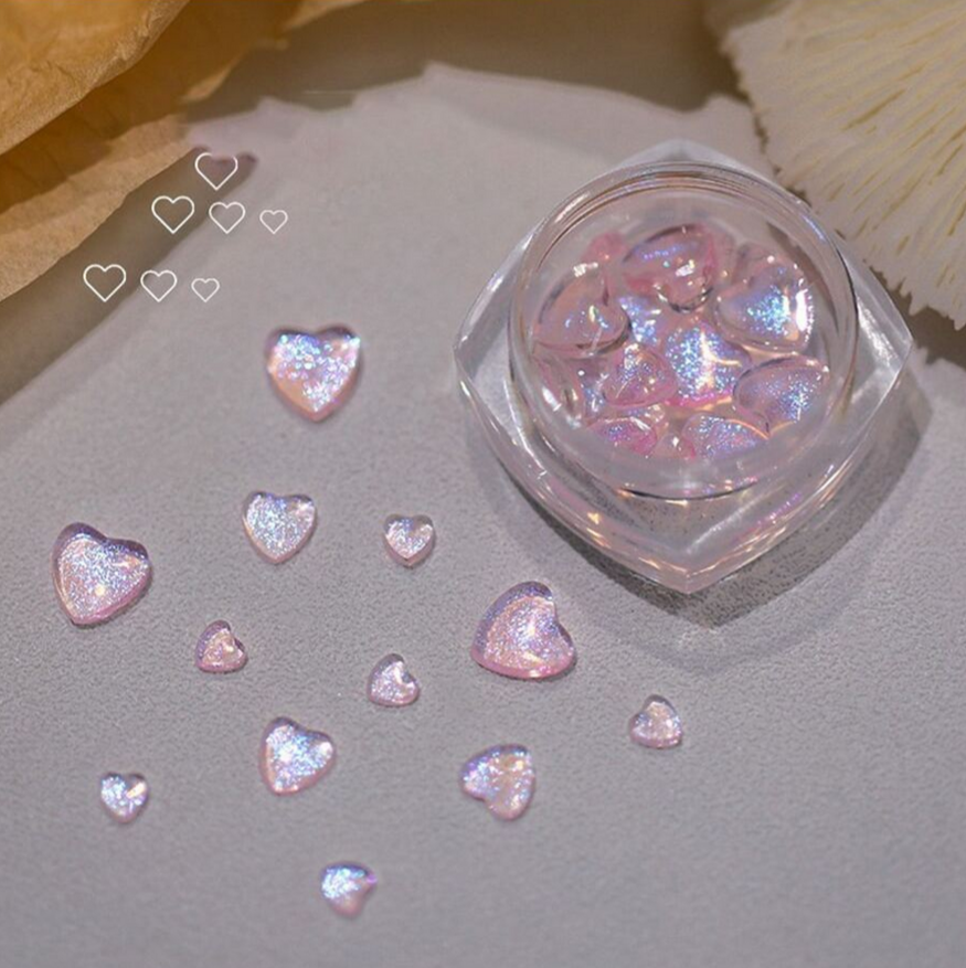 Kynsikoriste, Shimmer Hearts, Vaaleanpunainen