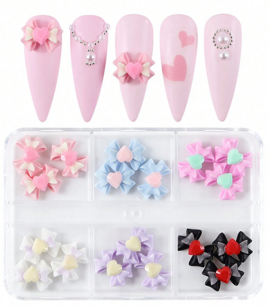 Nail Art Set Rasia, Bows 4