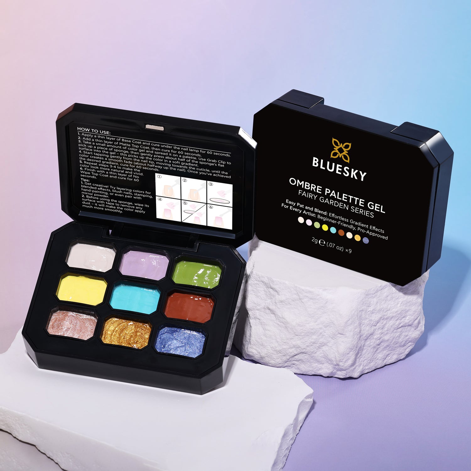 Bluesky Ombre Palette