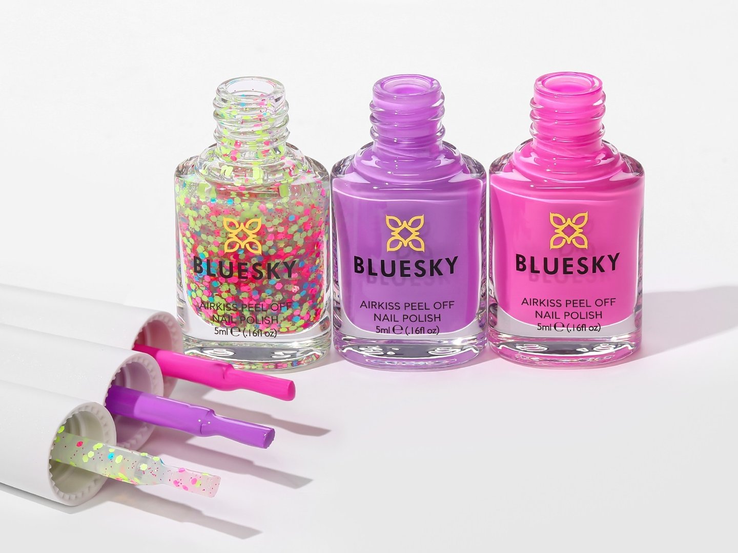 Bluesky Airkiss Peel Off Nail Polish Set, Party