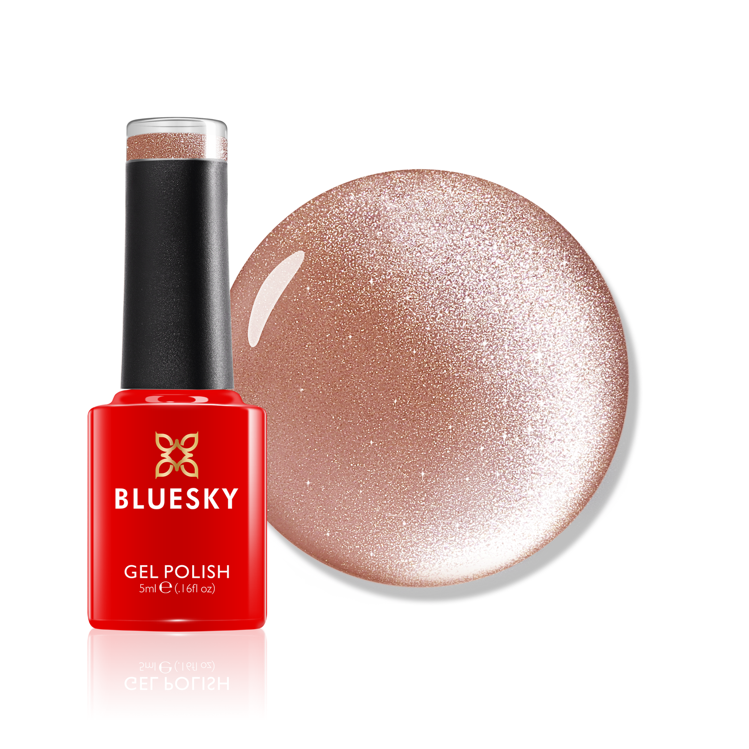 Bluesky Magnetic Gel Polish, Coral Cascade