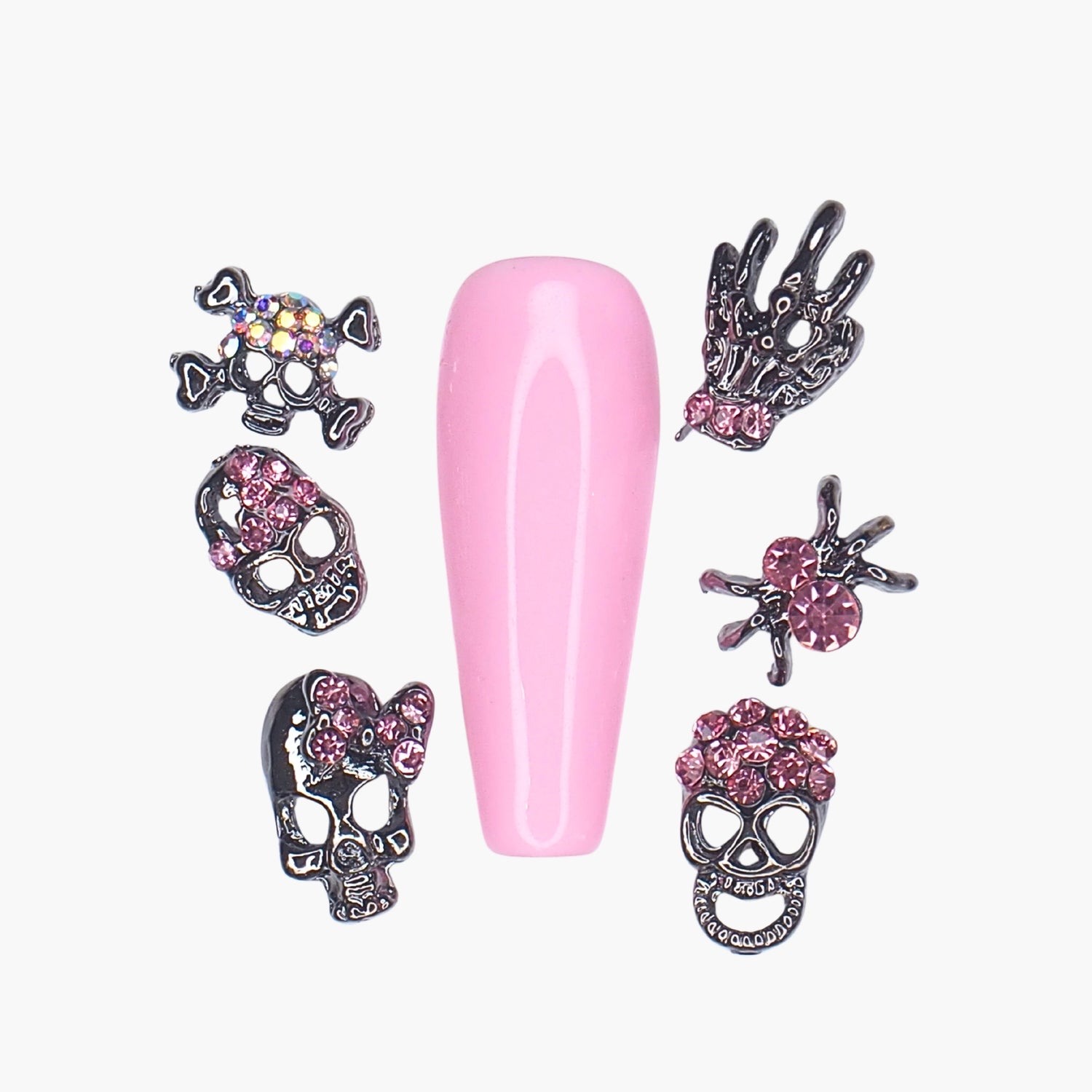 Nail Art Set, Halloween Dark Silver