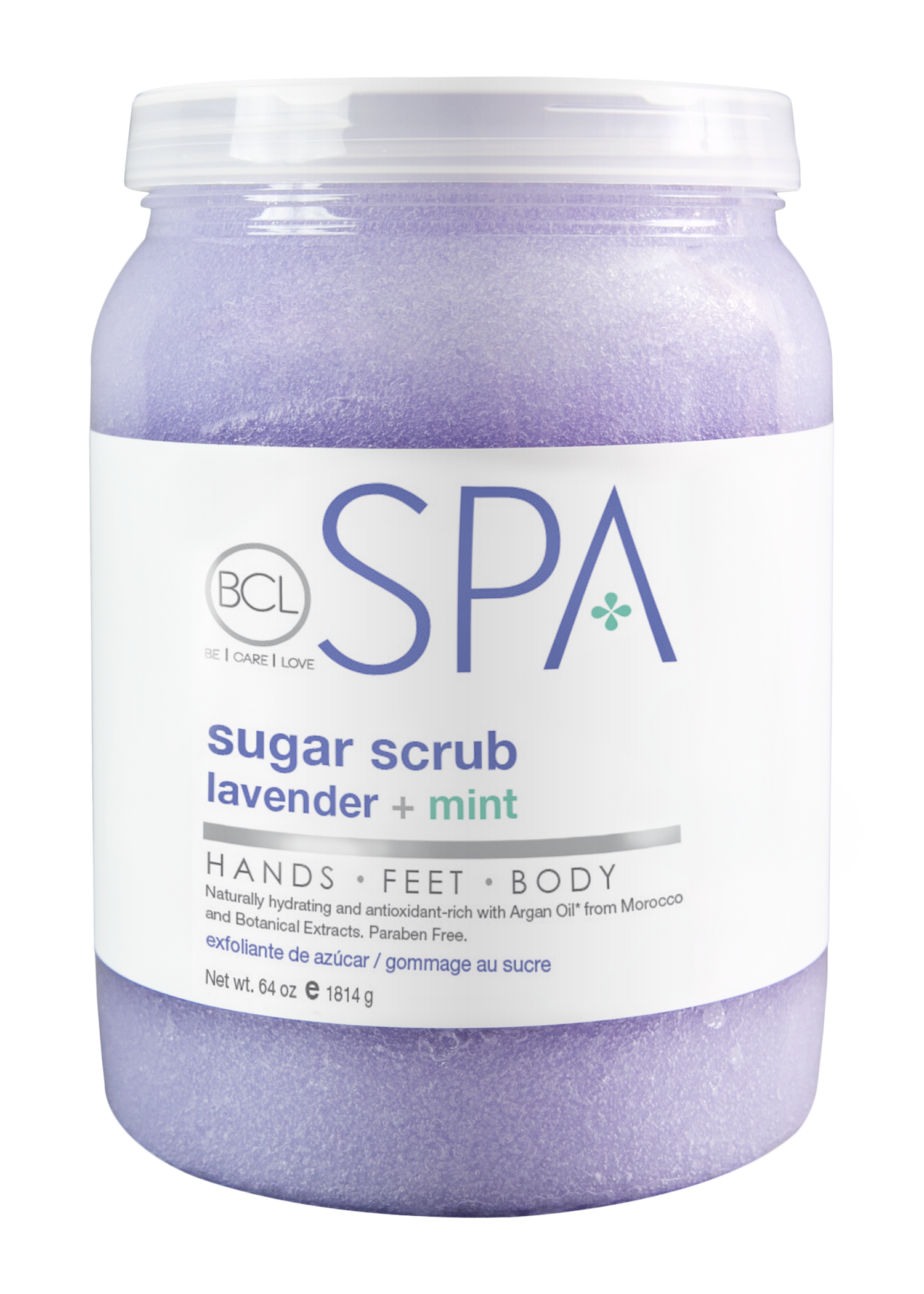 BCL Spa Sugar Scrub, Lavender + Mint
