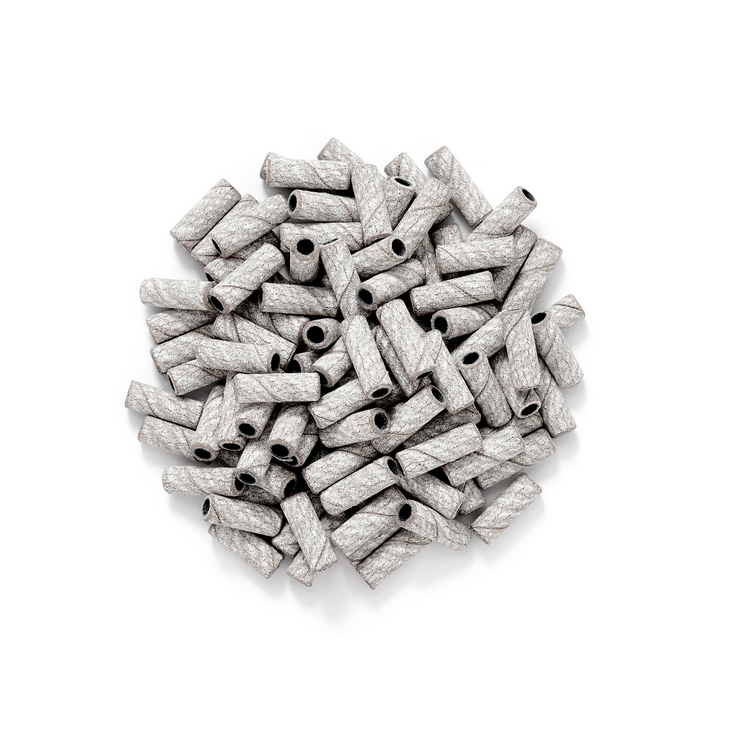 Mandrel Mini Replacement Rolls, 120 grit 24 pcs White