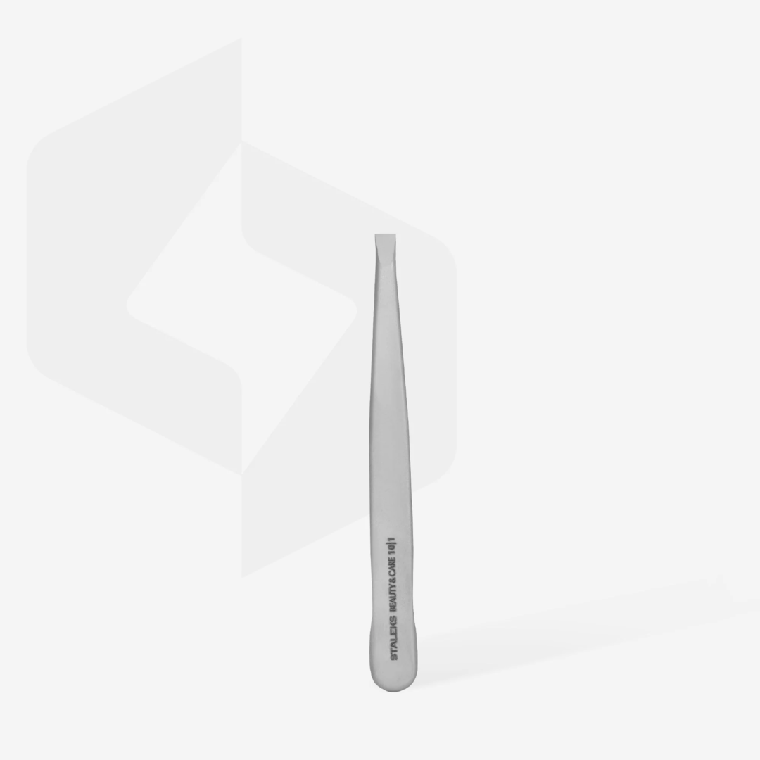 Staleks Pro Tweezers Beauty & Care 10 Pinsetit, Type 1, Wide Straight Tbc-10/1