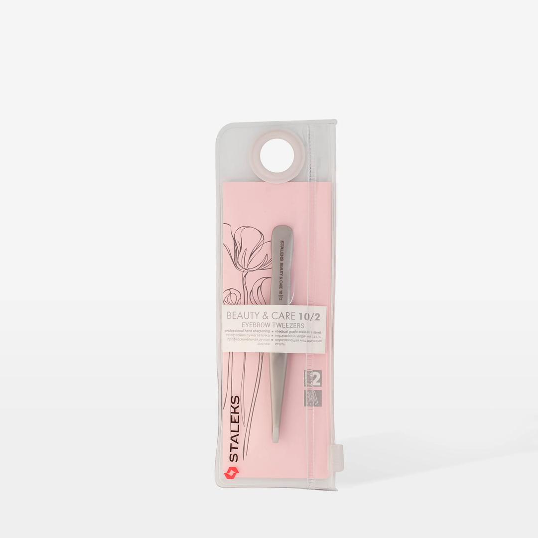 Staleks Pro Tweezers Beauty & Care 10 Pinsetit, Type 1, Straight TBC-10/2