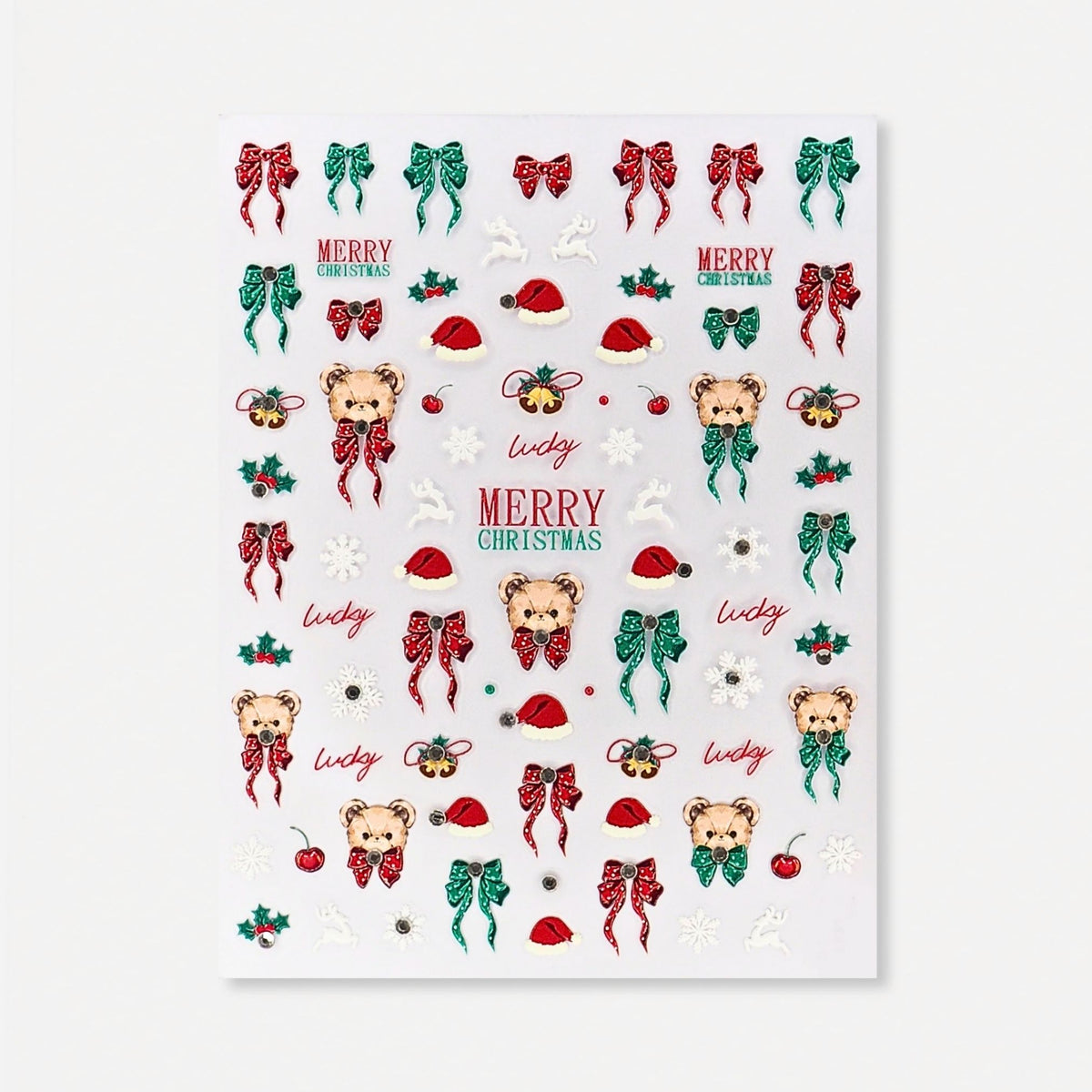 TOMONI Kynsitarrat, Christmas Bows