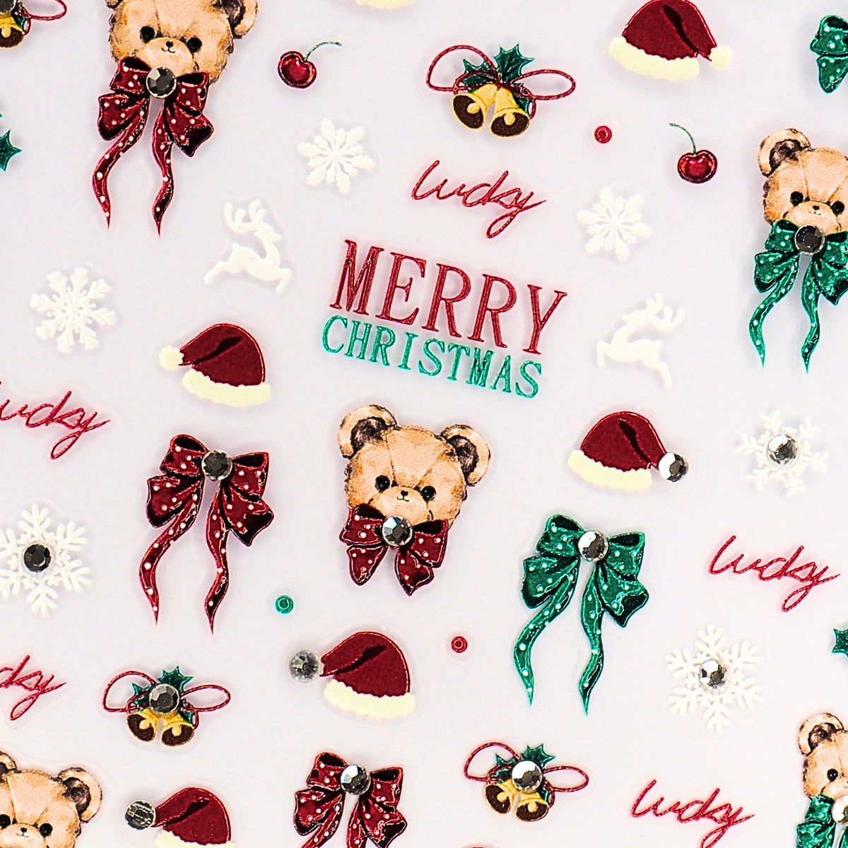 TOMONI Kynsitarrat, Christmas Bows