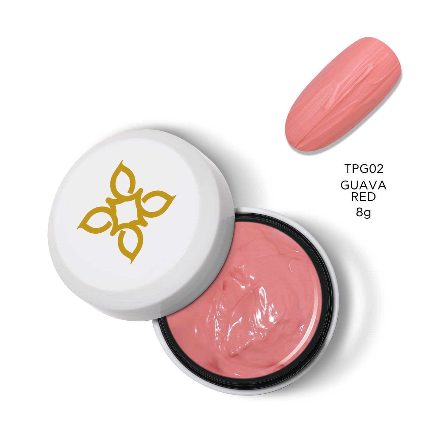 Bluesky Oil Paint Matte Gel Polish, Guava Red