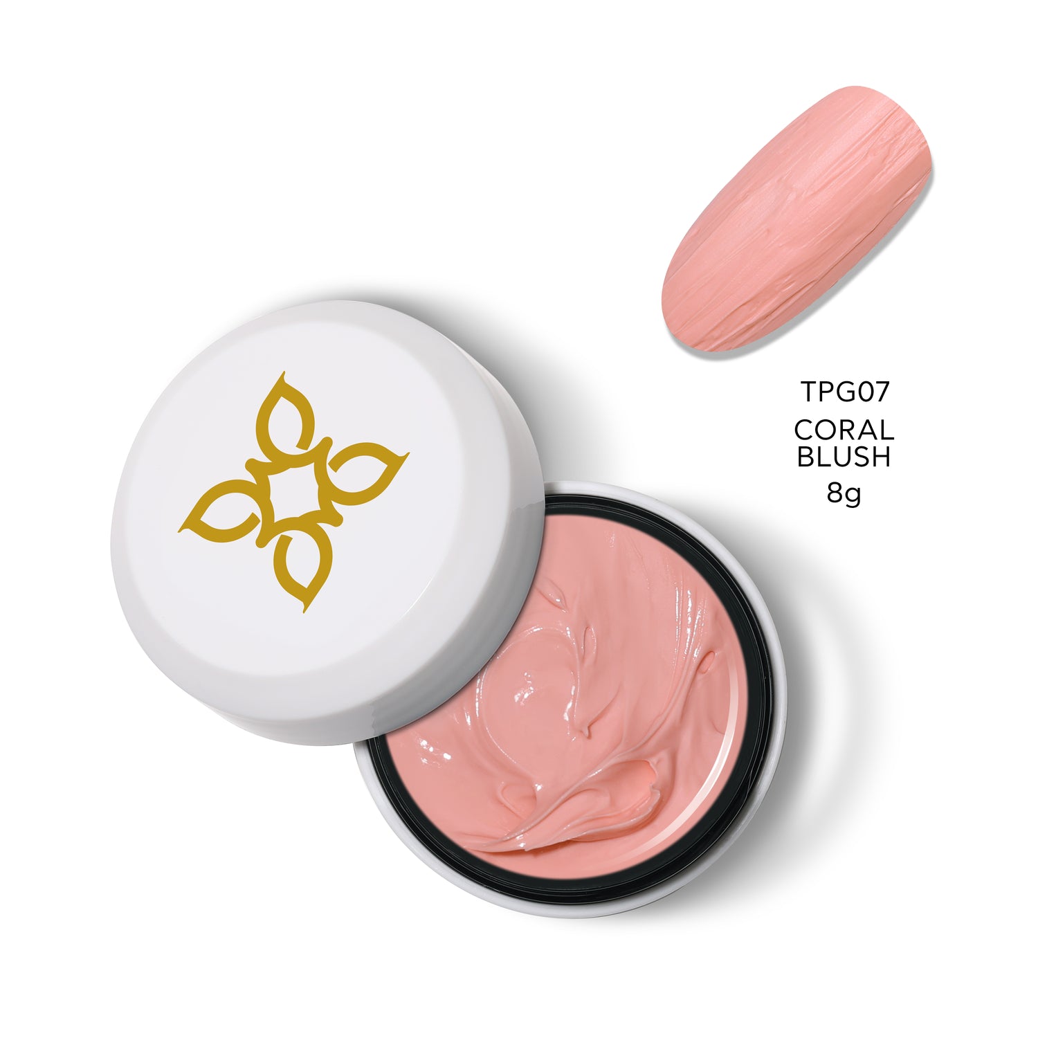 Bluesky Oil Paint Matte Gel Polish, Coral Blush