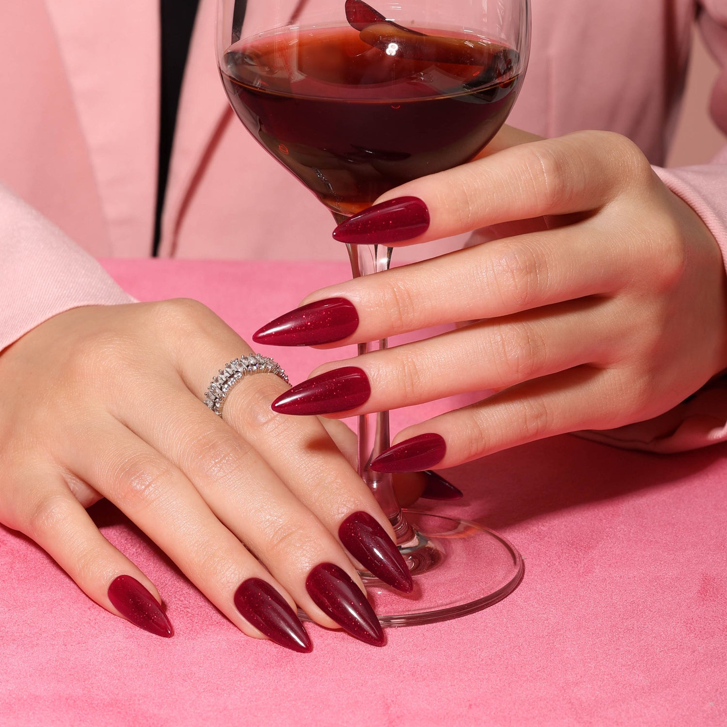 Bluesky Gel Polish, Alluring Wine