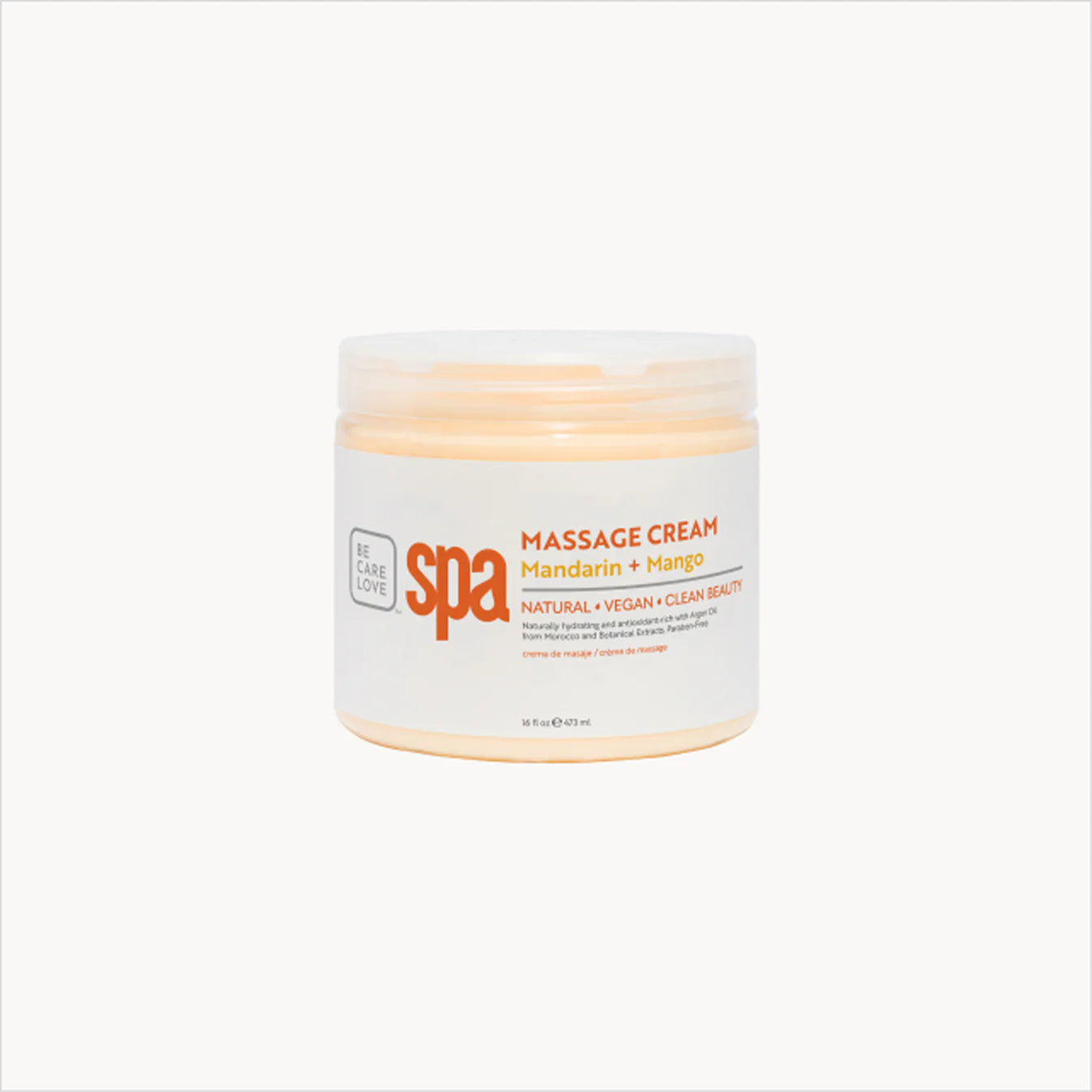 BCL Spa Massage Cream, Mandarin + Mango
