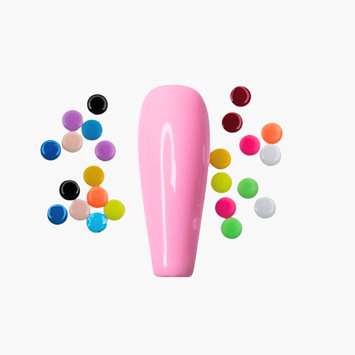 Koristehyrrä, Neon Metalliniitit 3mm 240 kpl