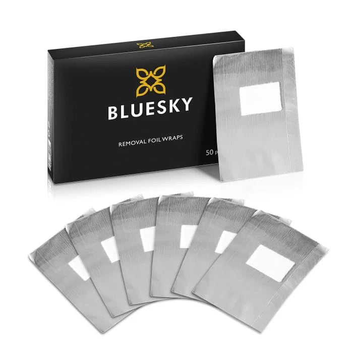 Bluesky Removal Foil Wraps 50 pcs, For gel polish removal