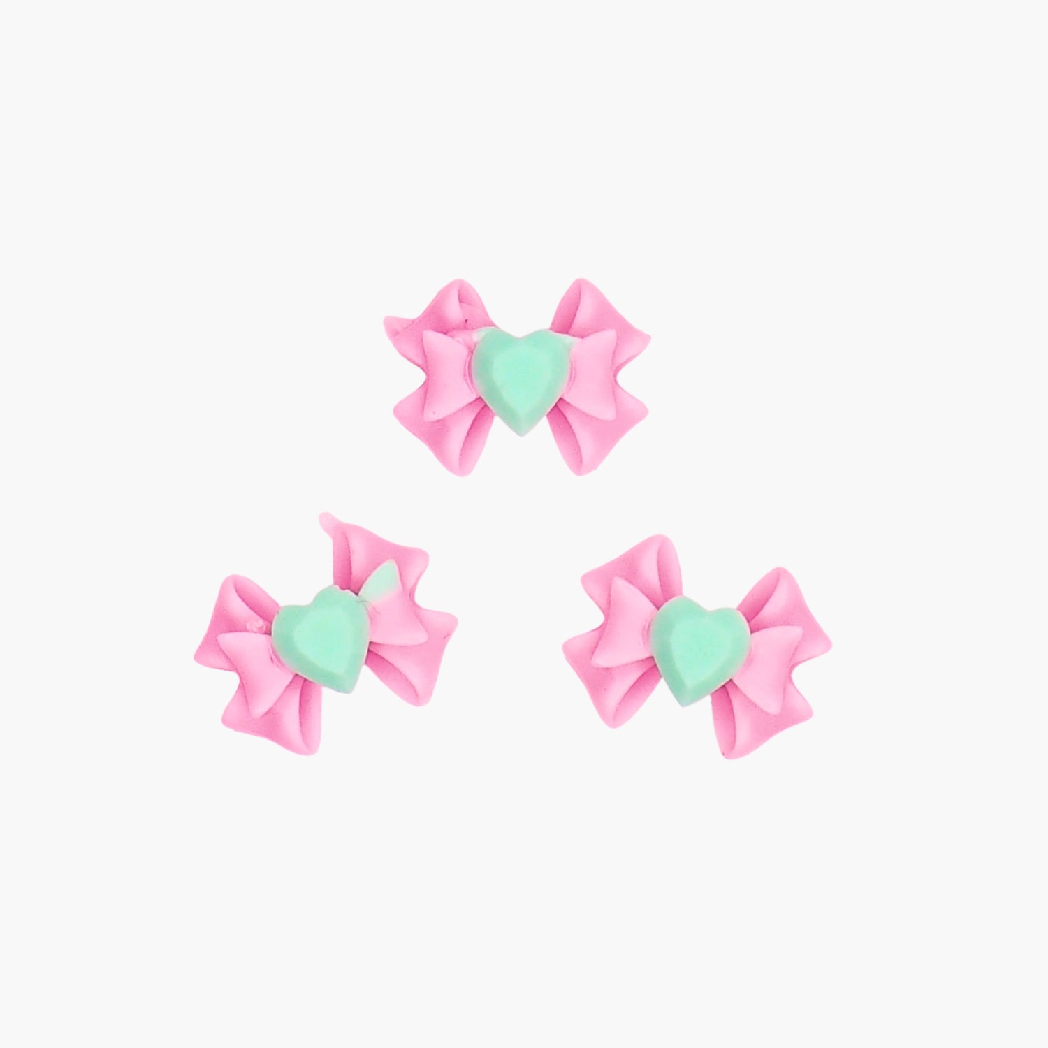 Kynsikoriste, Bows Pinkki 3 kpl *Poistuva*