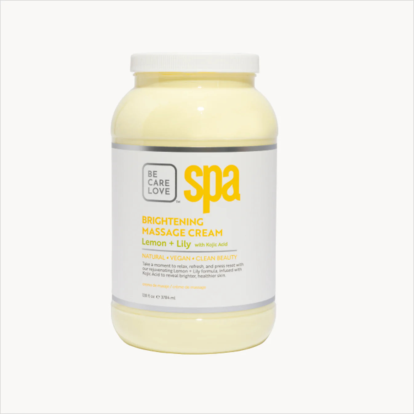 BCL Spa Massage Cream, Lemon + Lily with Kojic Acid