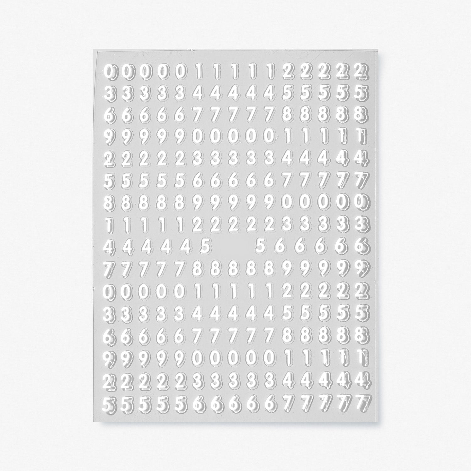Nail Stickers, Numbers
