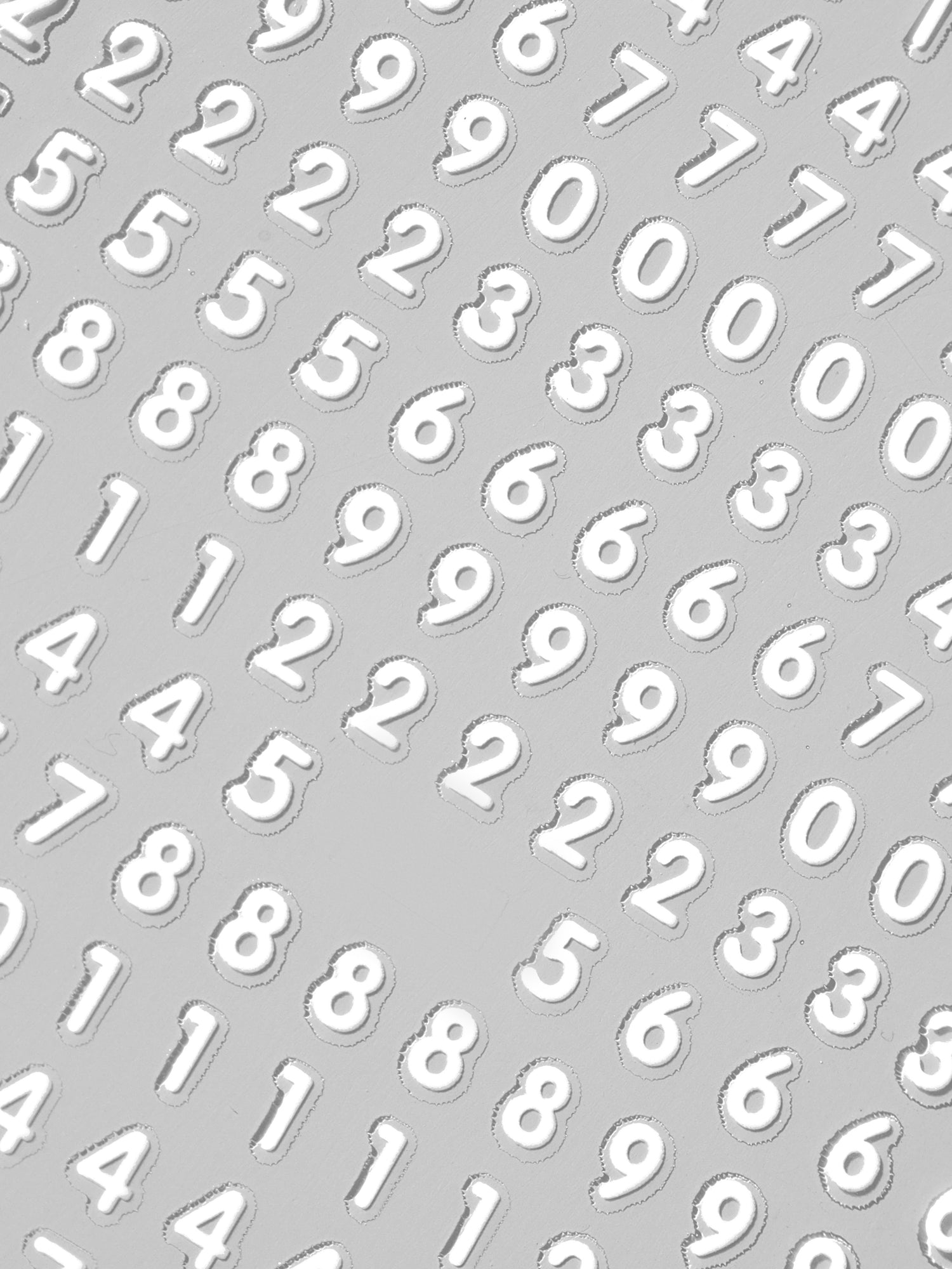 Nail Stickers, Numbers