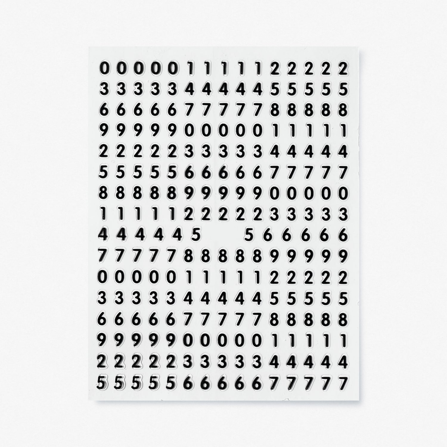 Nail Stickers, Numbers