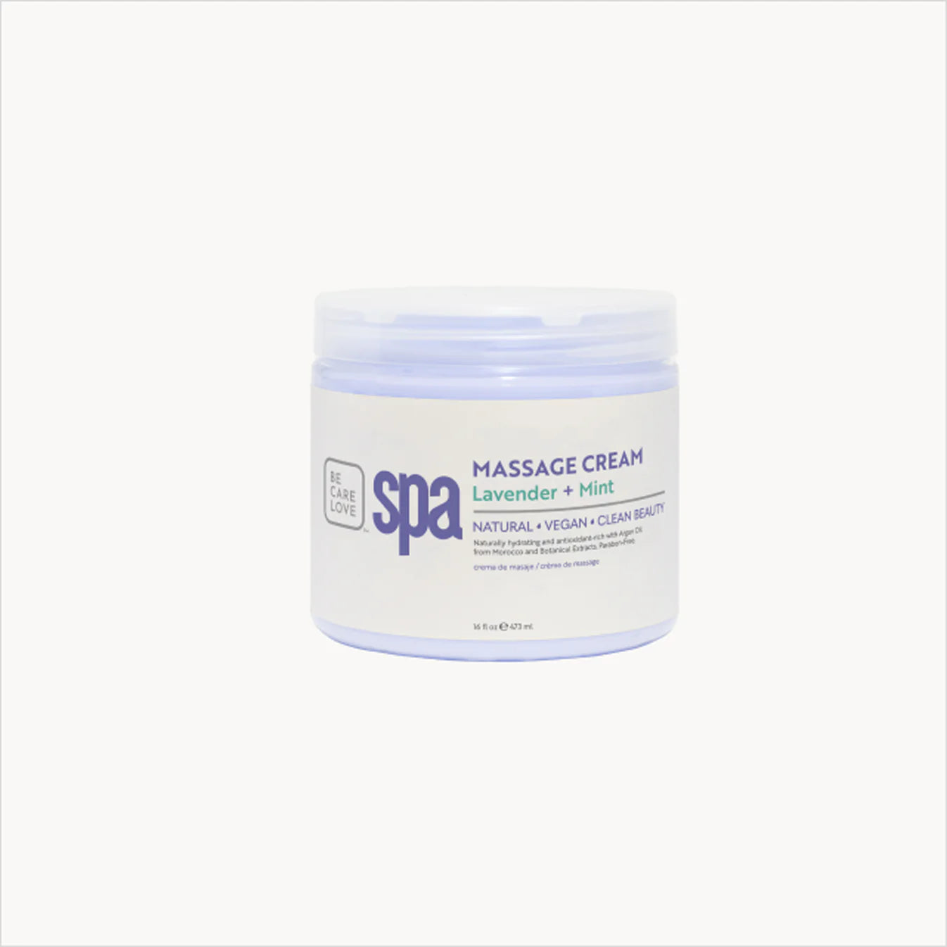BCL Spa Massage Cream, Lavender + Mint