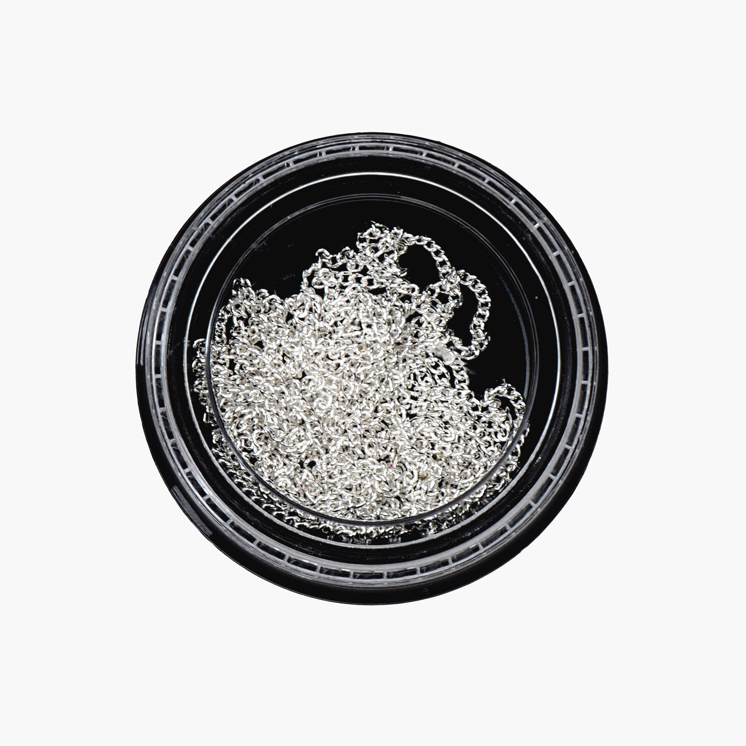 Nail decoration, Chain Silver 100cm