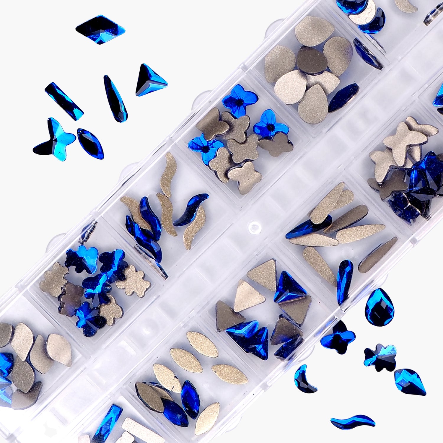Crystal assortment, Sapphire