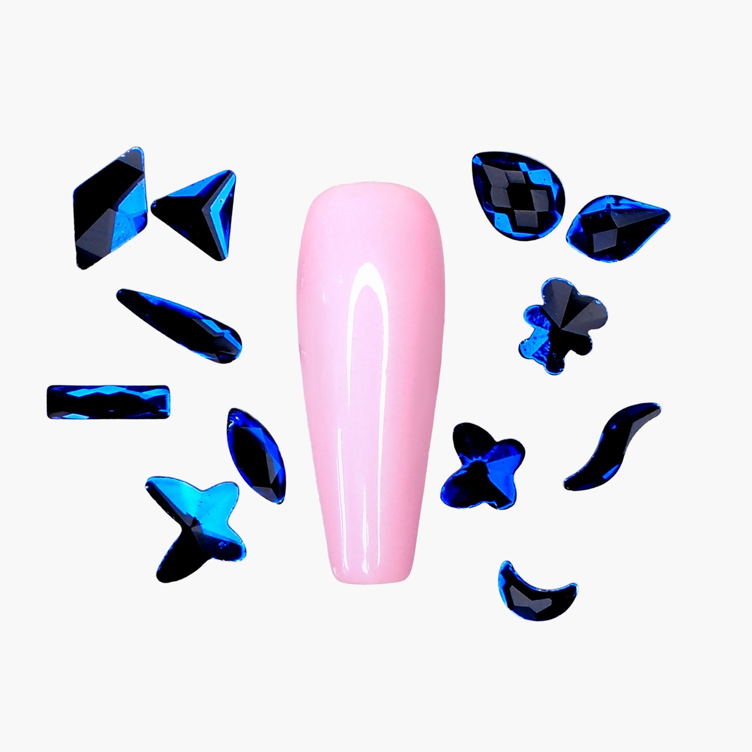 Crystal assortment, Sapphire