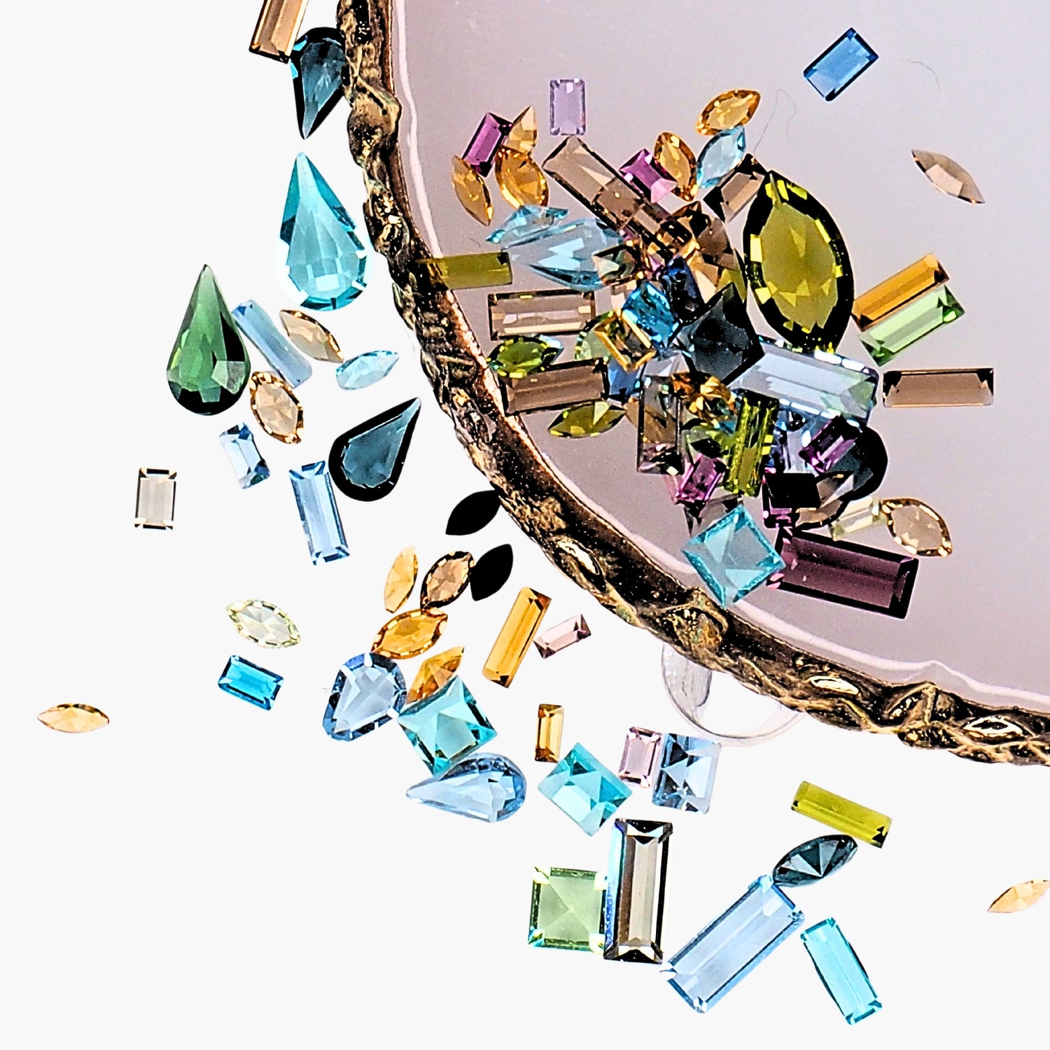 Assorted Crystals in a Jar
