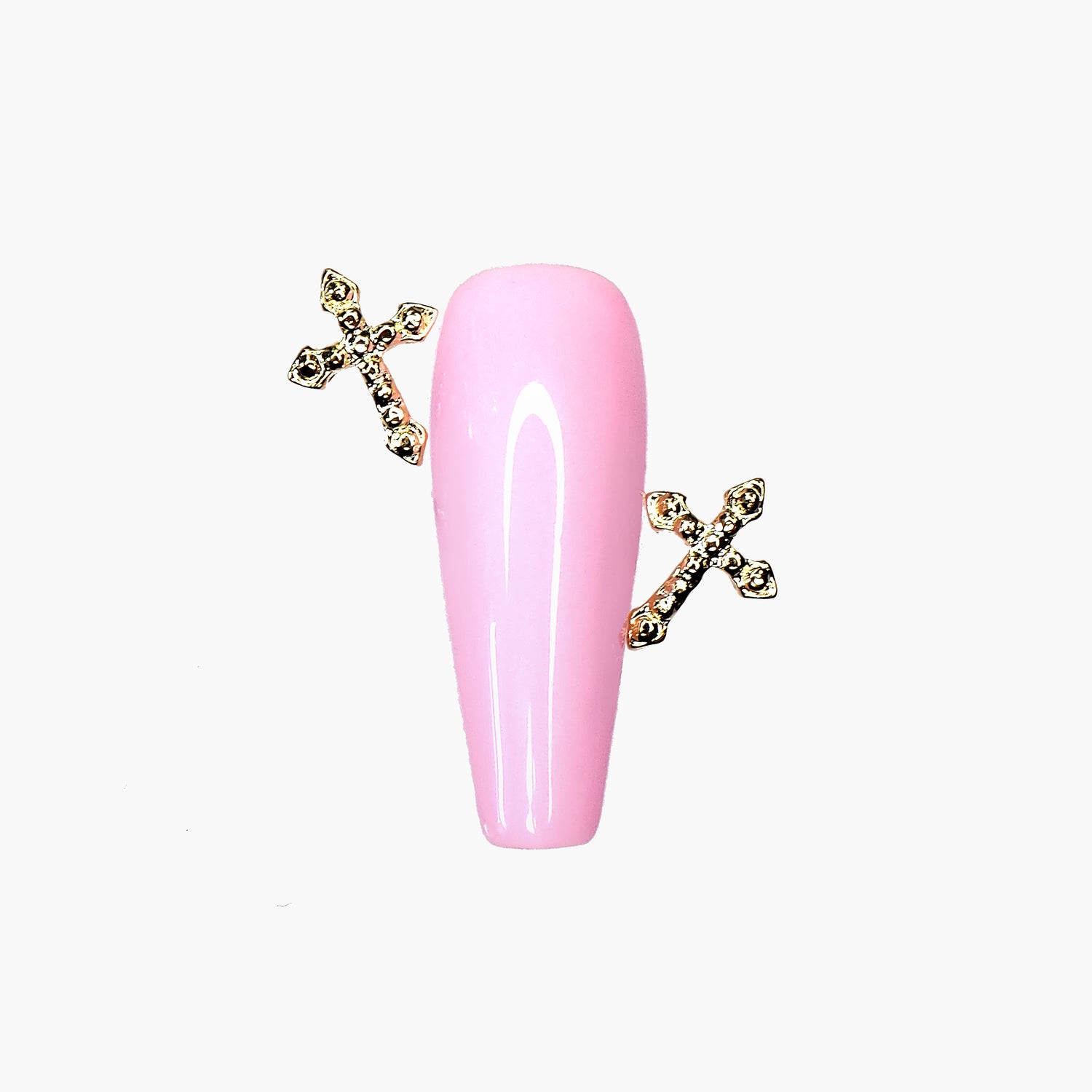 Nail Decoration, Gothic Cross 7 2 pcs