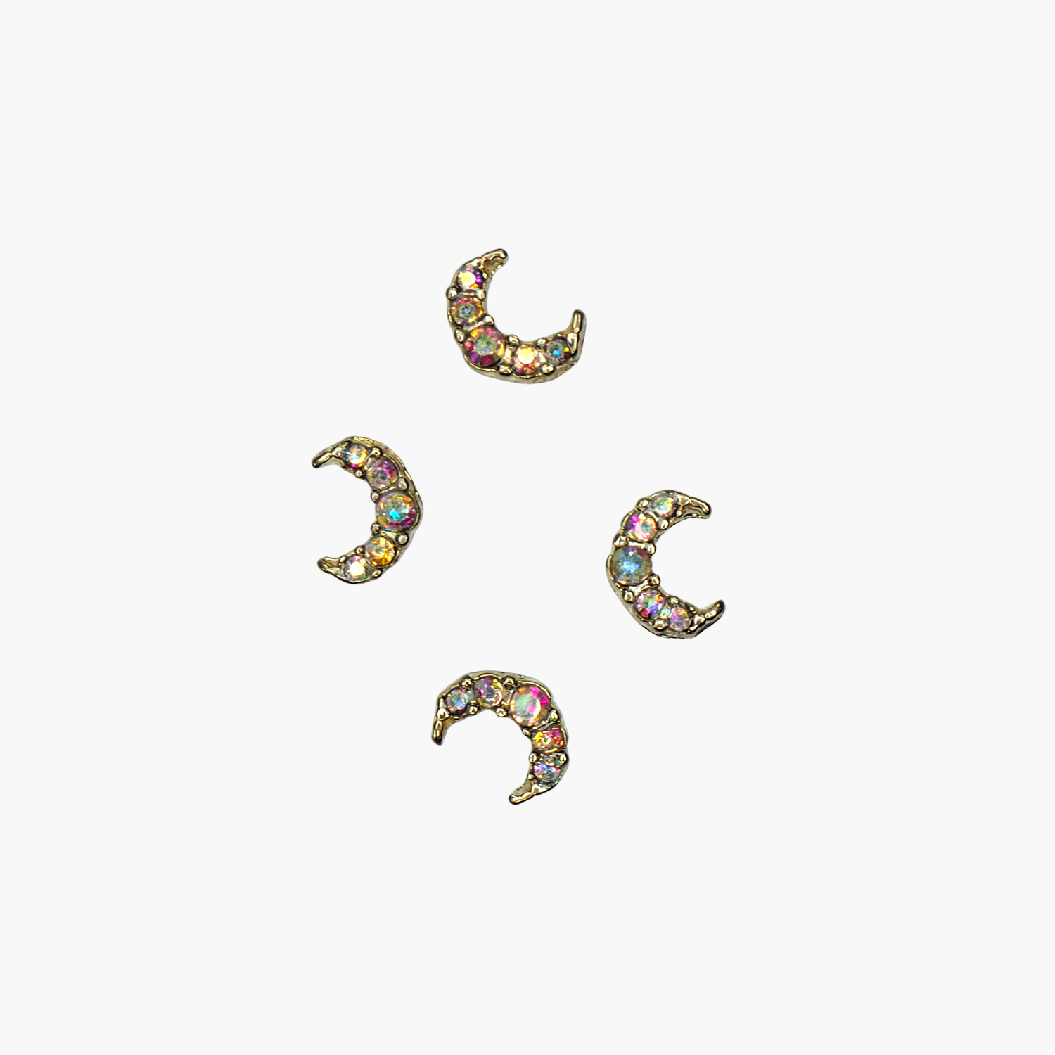 Nail Decoration, Moon Small 3pcs