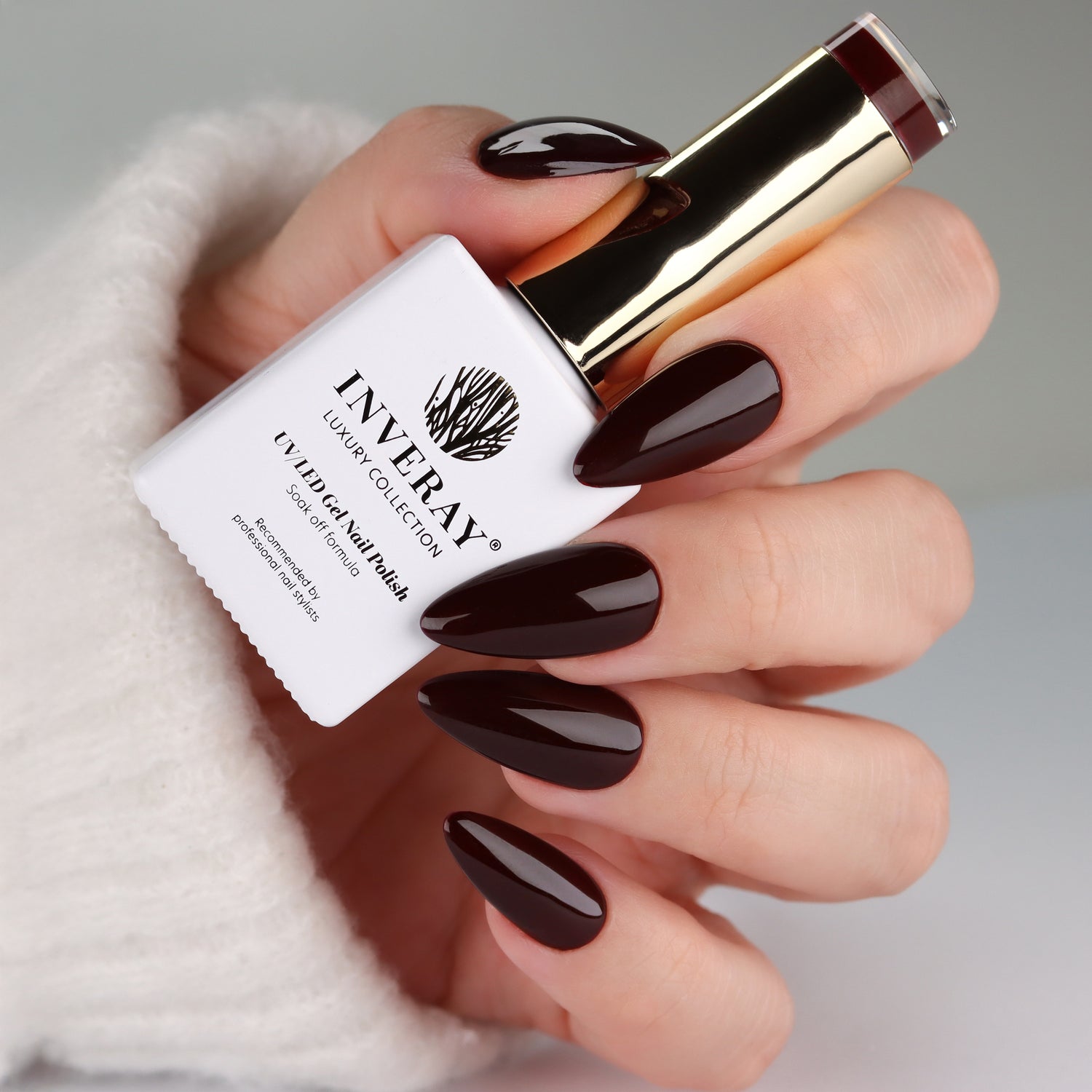 Inveray Luxury Gel Polish, 281 Prune Ganache