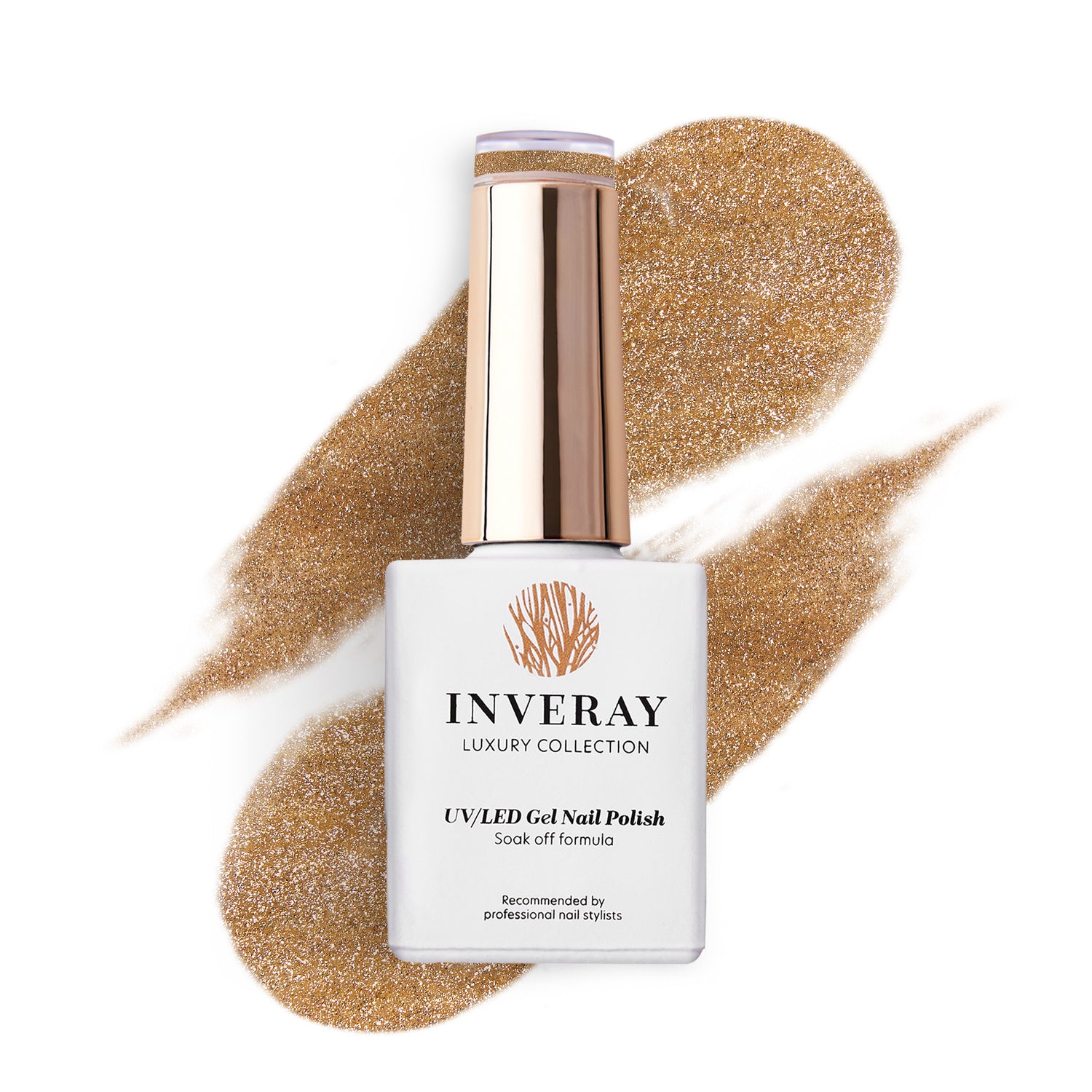 Inveray Luxury Magnetic Gel Polish, 285 White Nougat
