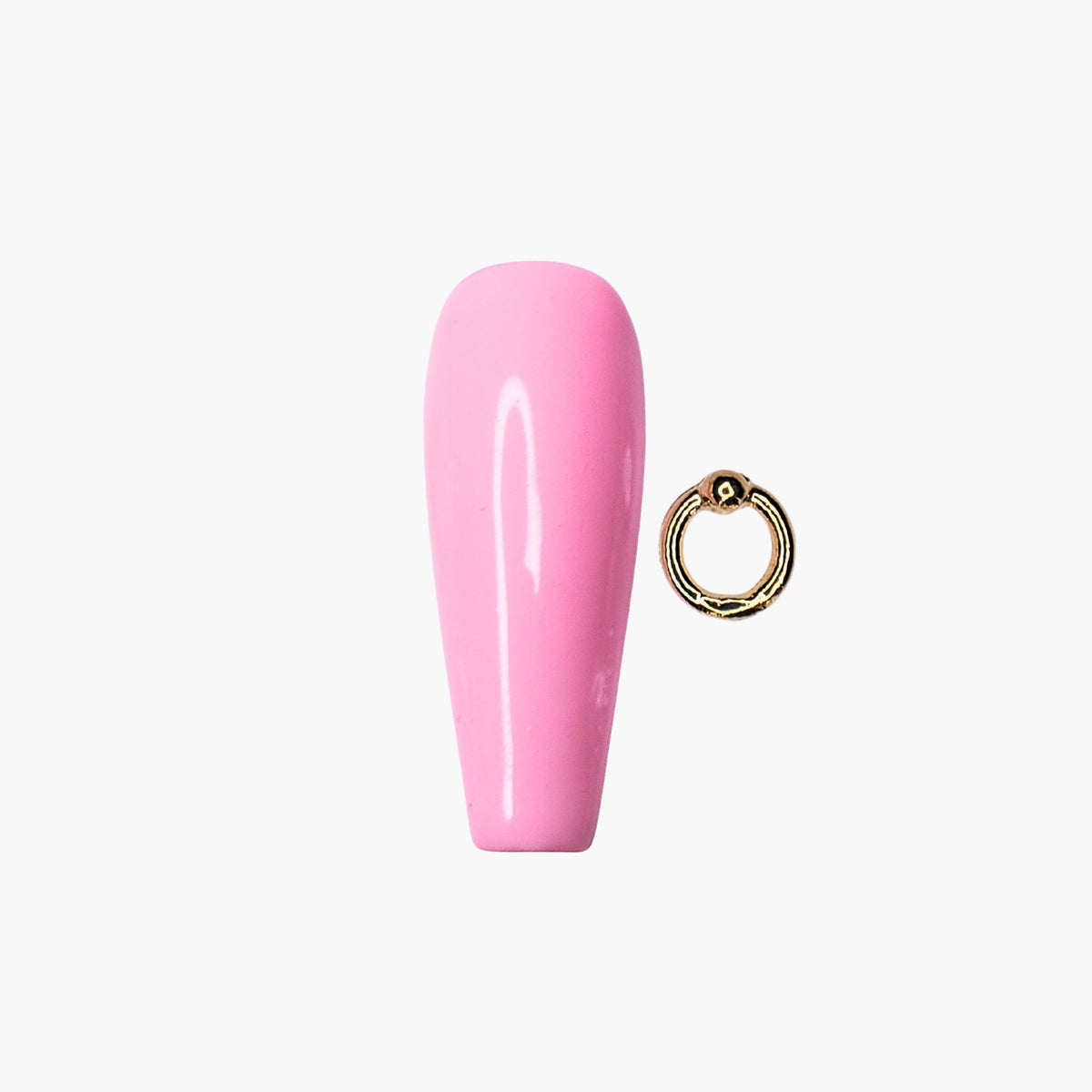 Nail decoration, Closure Ring Gold 6 pcs