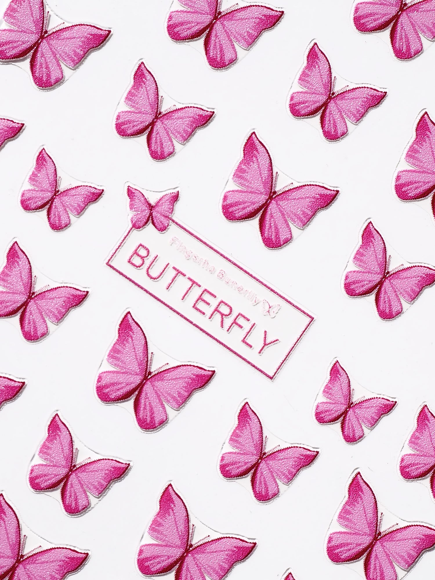Kynsitarrat Butterfly, Vaaleanpunainen