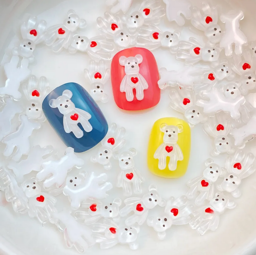 Nail decoration, Bearbricks 5 pcs.