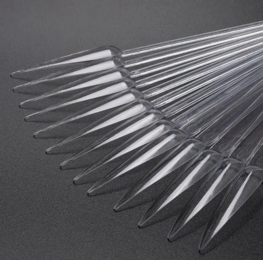 Nail Fan Transparent Stiletto 50 pcs