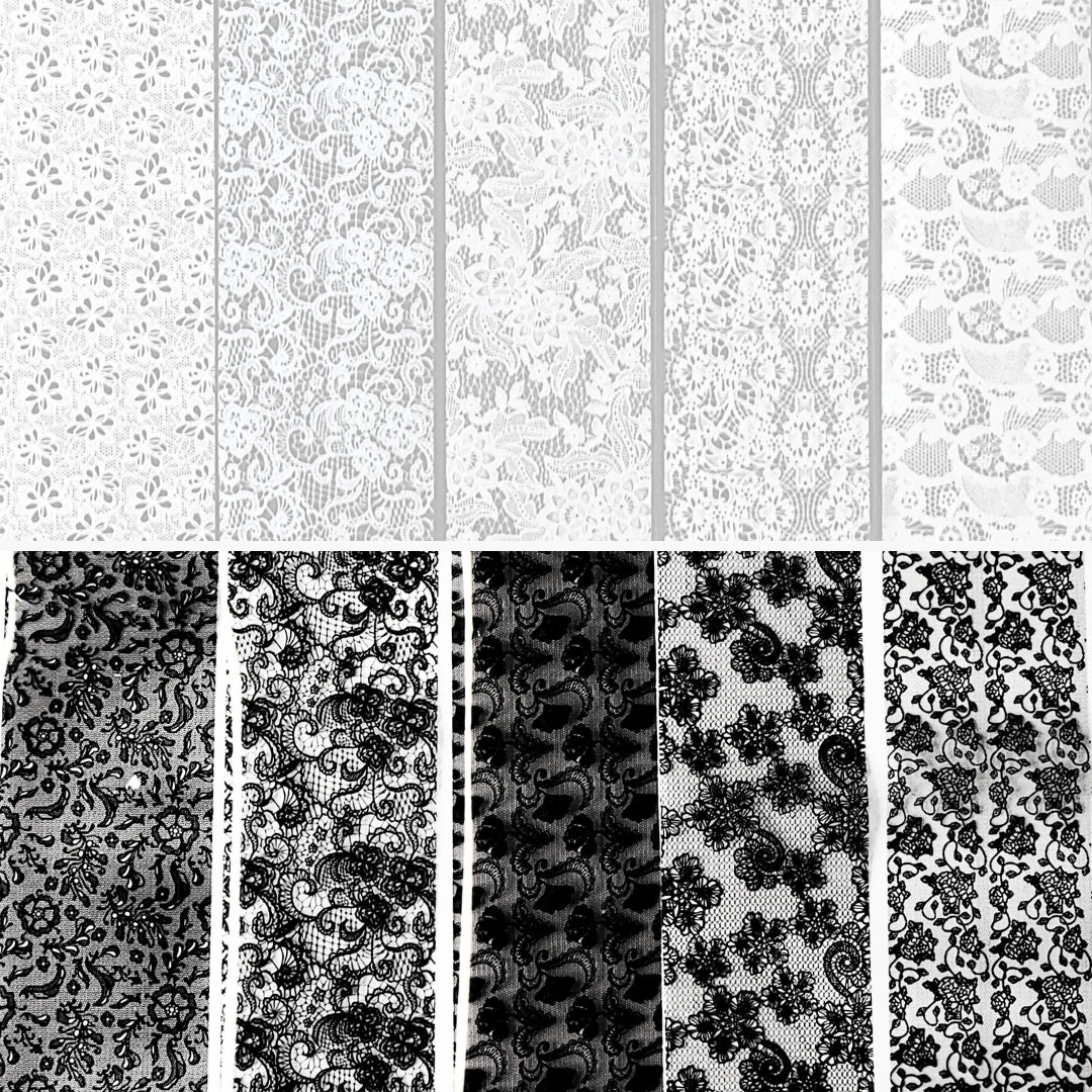 Transfer foil set, Lace