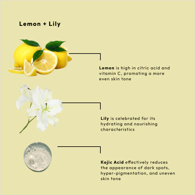 BCL Spa 4-in-1 Packet Box, Lemon + Lily with Kojic Acid