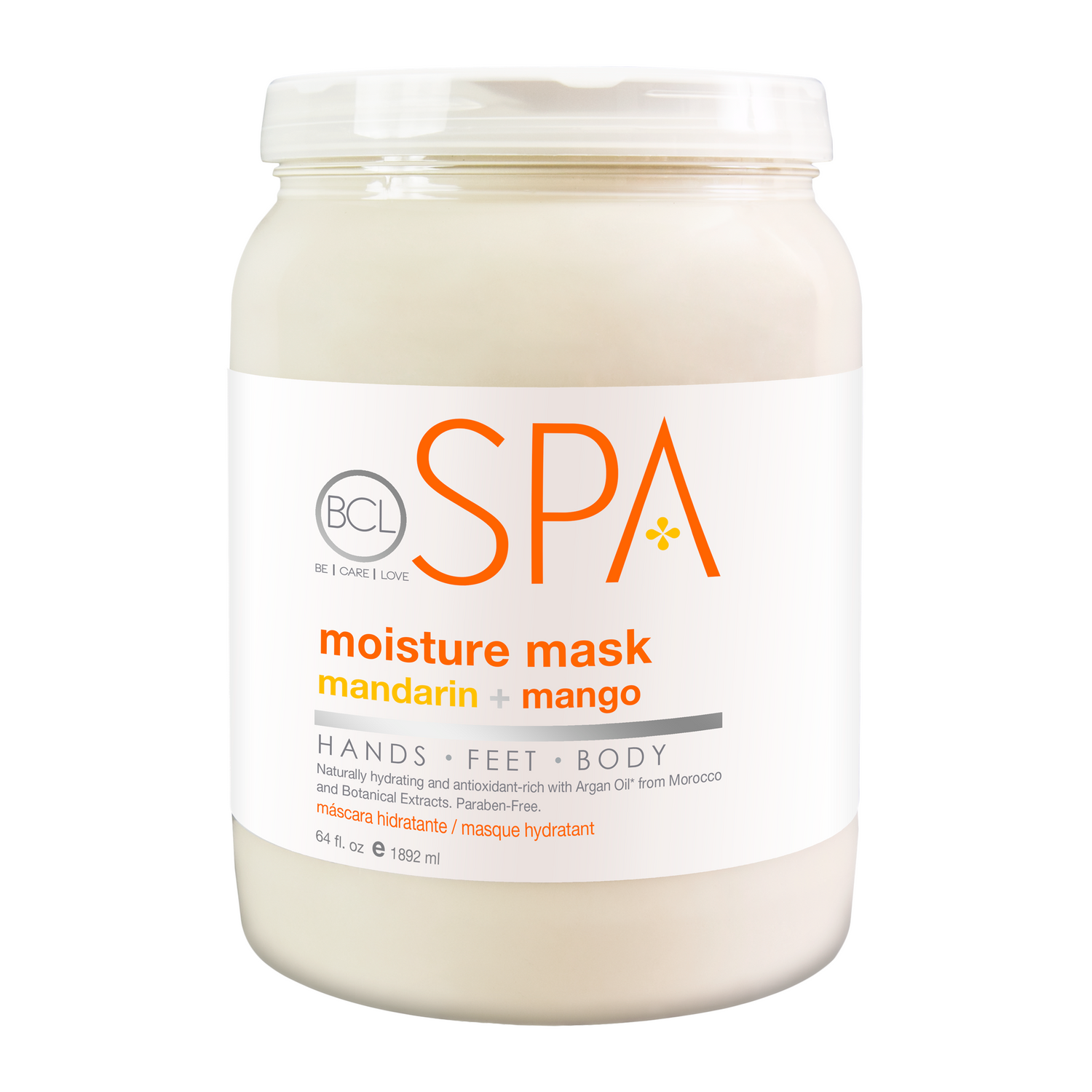 BCL Spa Moisture Mask, Mandarin + Mango 1892ml