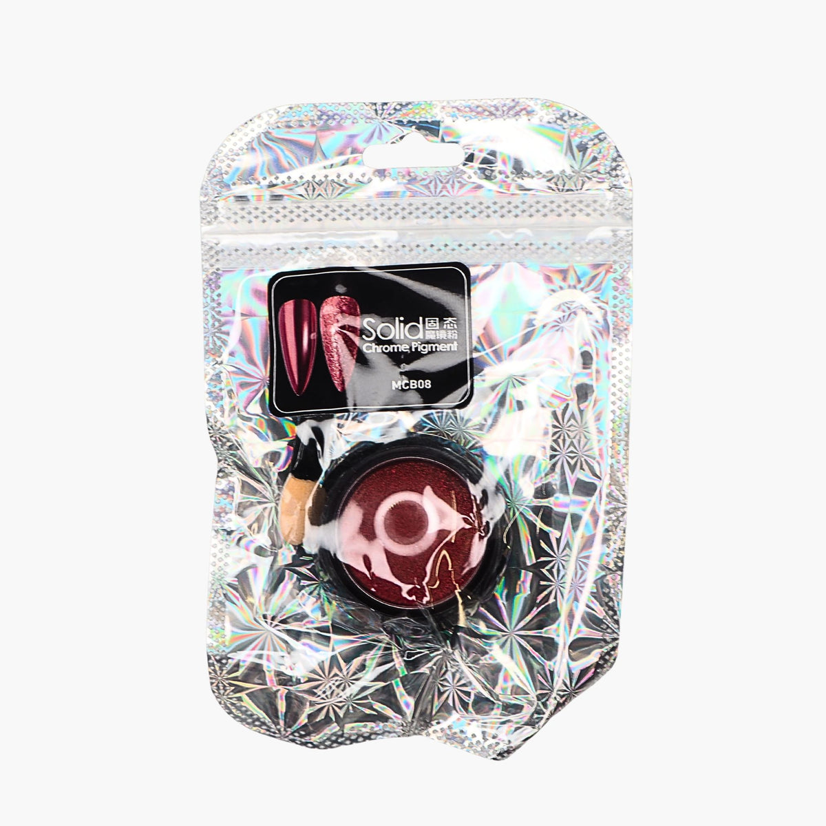 Nailfix Mirror Chrome Pigment, 08 Red