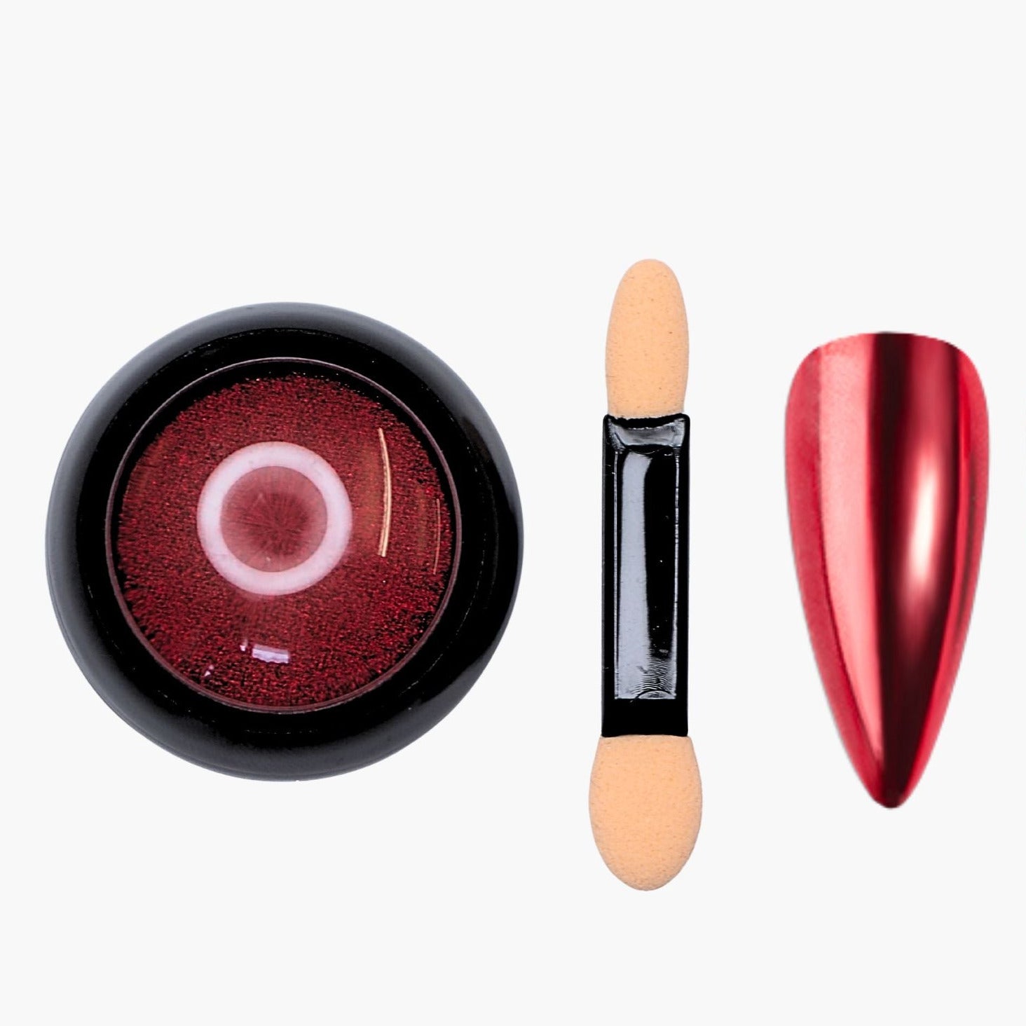 Nailfix Mirror Chrome Pigment, 08 Red