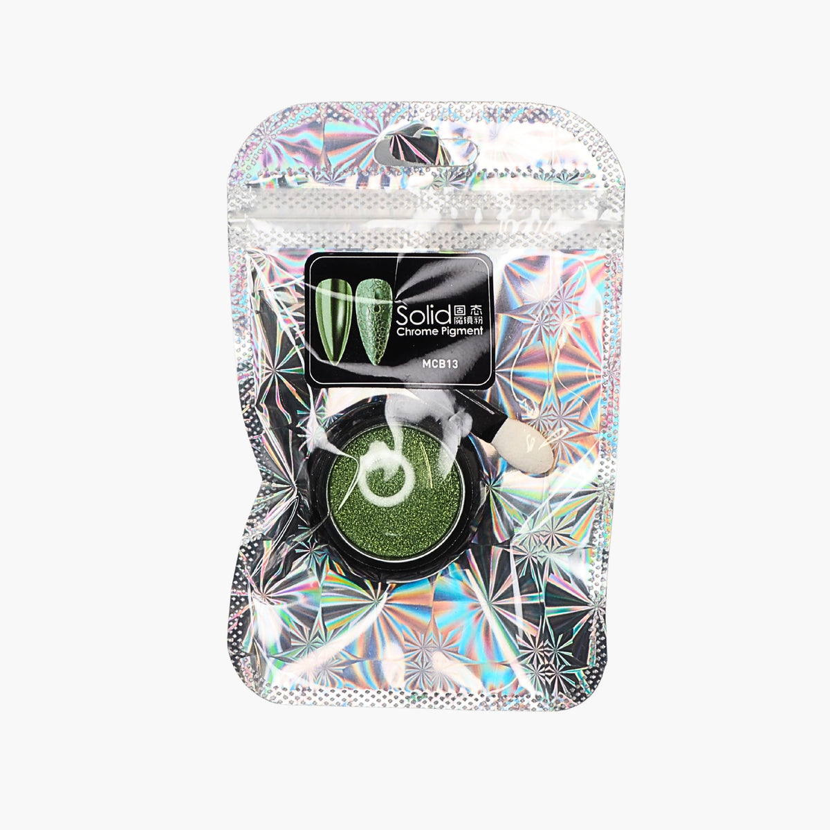 Nailfix Mirror Chrome Pigment, 13 Grass Green