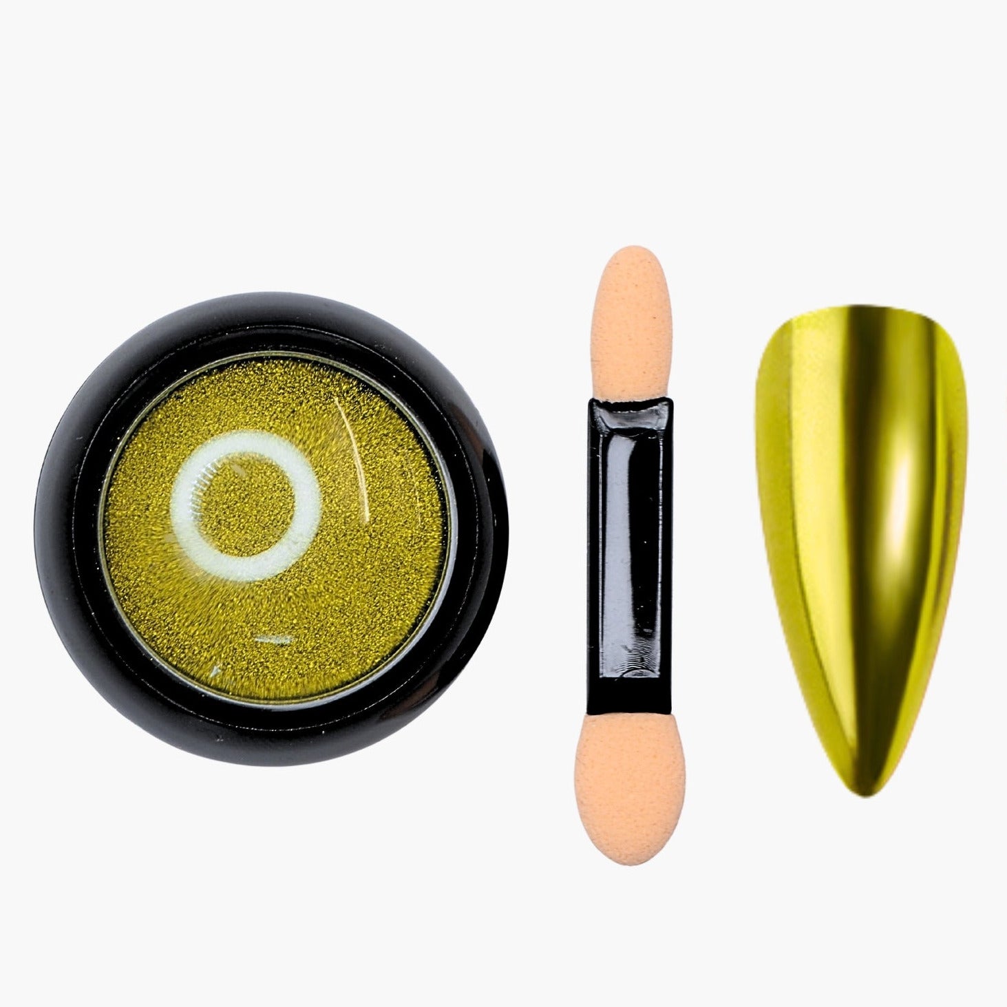 Nailfix Mirror Chrome Pigment, 20 Green Gold